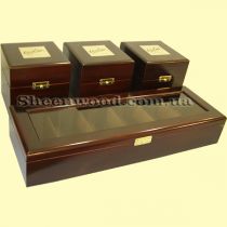 Чайные коробки из дерева Деревянные подарочные коробки под чай.